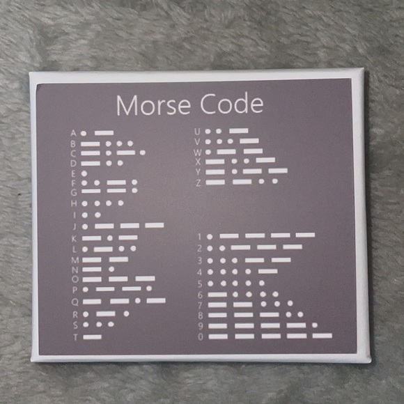 NWOT Morse Code Bracelet: Bad Ass - Picture 3 of 4